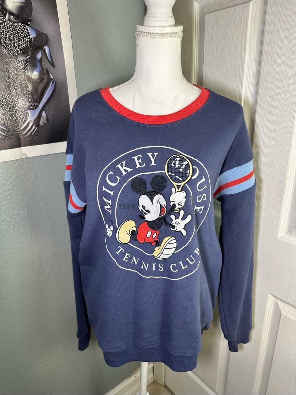 Disney Mickey Mouse Tennis Club sweater